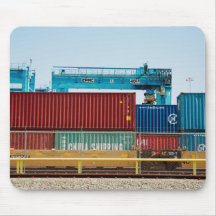 Containers in Port Mousepads