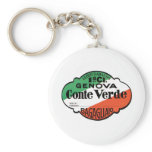 Conte Verde 1st Class Baggage Label Keychain