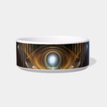 Contemplating Oz Fractal Art Pet Bowl