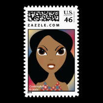Contemplating stamps
