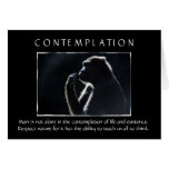 Contemplation Greeting Card