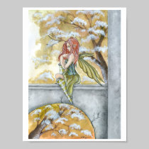 Contemplation Fairy Poster Print posters