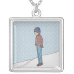"Contemplation in the Snow" Necklace