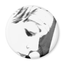 Contemplation magnets by whittyart Contemplation magnets