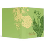 Contempo Floral (Cucumber / Cream) Vinyl Binders