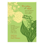 Contempo Floral (Cucumber / Cream) invitations