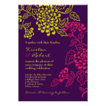 Contempo Floral (Purple / Chartreuse) v.2 invitations