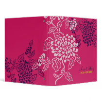 Contempo (Fuschia) Wedding Planner/Ring Binder