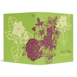 Contempo (Leaf) Wedding Planner/Ring Binder binder