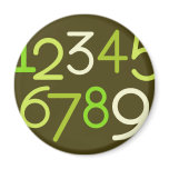 Contemporary Baby | Numbers I Magnet