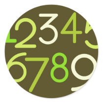 Contemporary Baby | Numbers I stickers by dallasdrotz Contemporary Baby | Numbers I stickers