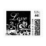 Contemporary Black and White Swirl stamps