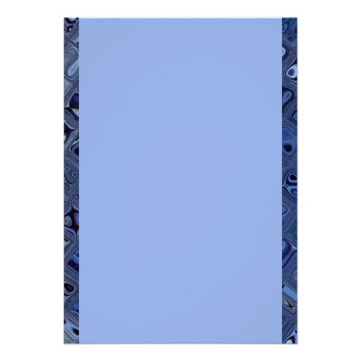 Contemporary Blue Wedding Invite