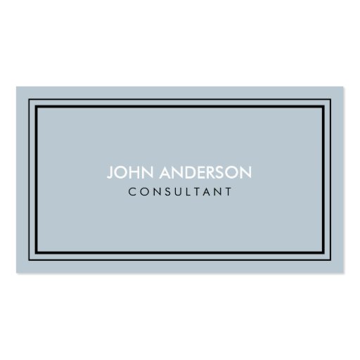 Contemporary Business Card (back side)