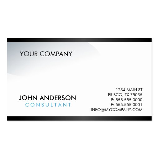 Contemporary Business Card