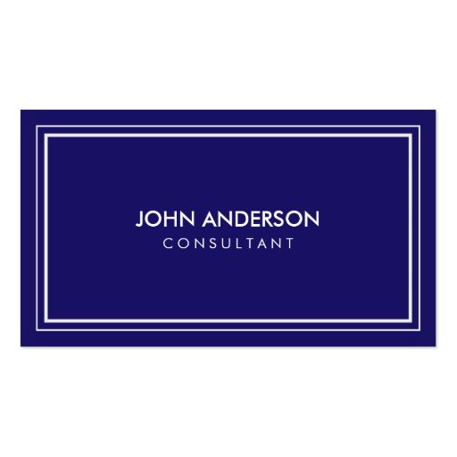 Contemporary Business Card (back side)