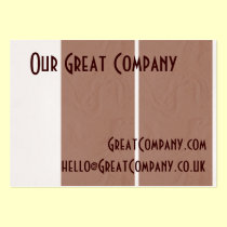 Contemporary Business card with 2012 calendar business cards