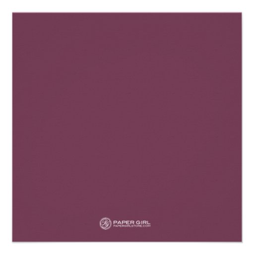 Contemporary Charm Wedding Shower Invites (Plum)