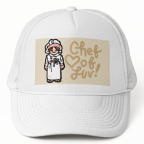 contemporary chef cap. hats