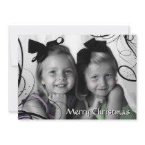 Contemporary Chic Holiday Photo Card invitations by NicChic Contemporary Chic Holiday Photo Card invitations