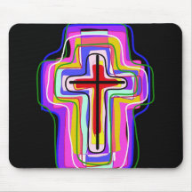Contemporary Christian symbol. Mouse Pads