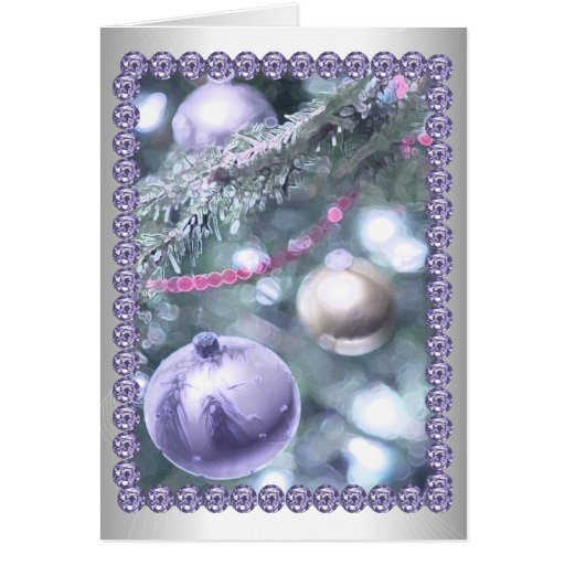Contemporary Christmas Ornaments Cards