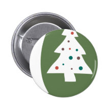 Contemporary Christmas Tree Button