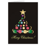 Contemporary Christmas Tree Greeting Card