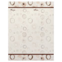 Contemporary Circles  Wedding Gift Recipe Pages letterhead