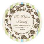 Contemporary Classic Address Label 1 stickers