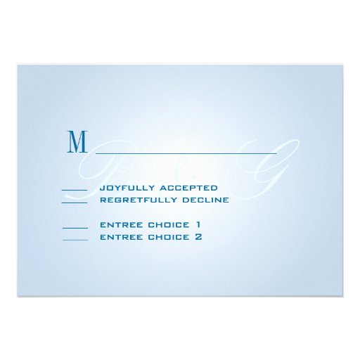 Contemporary + classy/teal blue announcement
