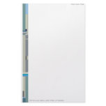 Contemporary Color Field Personalizable Stationary Customized Stationery