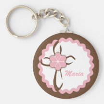 Contemporary Cross Key Chains