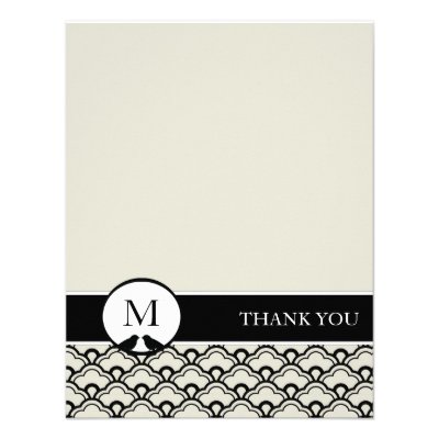 Contemporary Deco Thank You Cards Invitations
