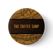 Contemporary, Fun & Colorful Coffee Bean buttons