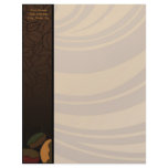 Contemporary, Fun &amp; Colorful Coffee Bean Letterhea Letterhead