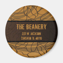 Contemporary, Fun & Colorful Coffee Bean magnets