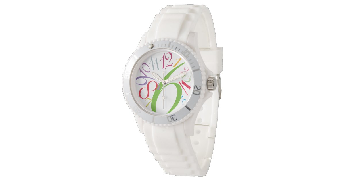 womens white sports watch