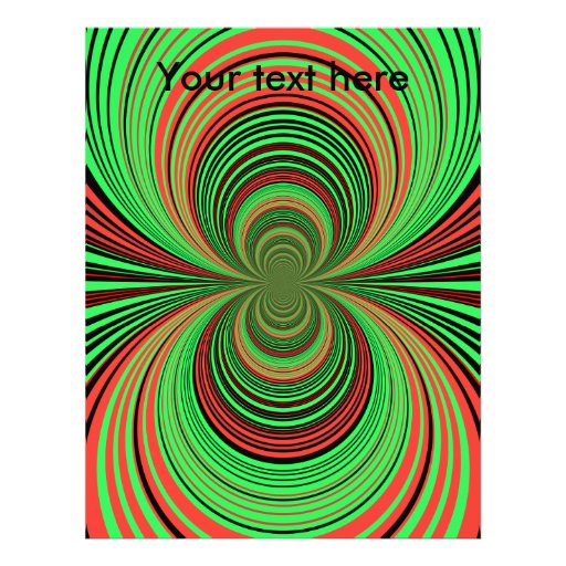 Contemporary green and orange funnel letterhead design