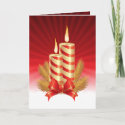 Contemporary Holiday Candles card