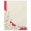 Contemporary Holiday Poinsettia flyers