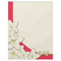 Contemporary Holiday Poinsettia flyers