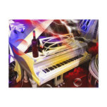 Contemporary Piano by Lenny postcards