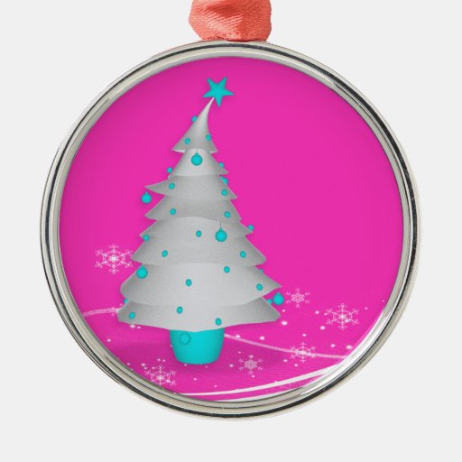 contemporary pink background white christmas tree round contemporary pink background white christmas tree round