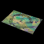 Contemporary Pop Art, Retro Vintage placemats