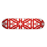 Contemporary Red Art Skate Decks