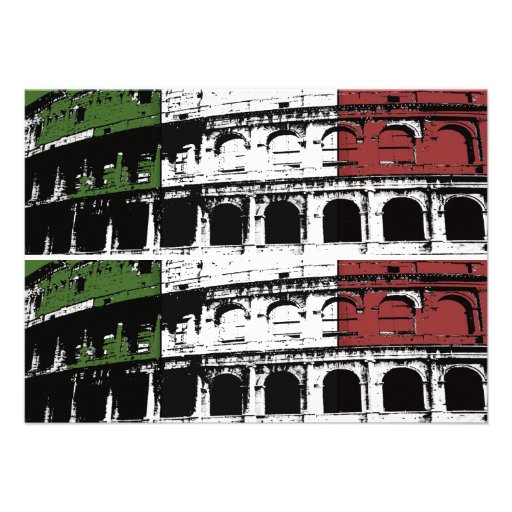 Contemporary Roman Coliseum 2x6 Custom Cards