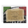 Contemporary Roman Coliseum Dinner Party Invite
