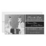 Contemporary Save the Date Announcement Personalized Photo Card