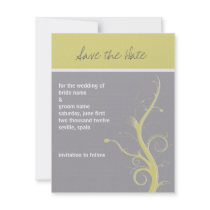 Contemporary Save the Date invitations